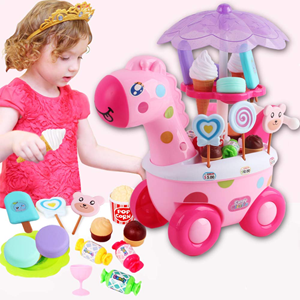 ماشین برقی آب نبات بستنی فروشی مدل زرافه Candy Ice Cream Car -اسباب بازی